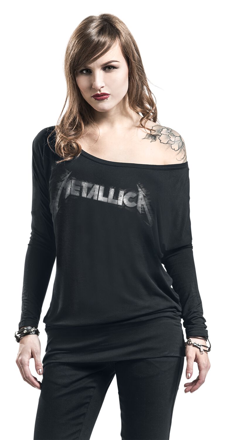 Spiked Logo | Metallica T-shirt manches longues