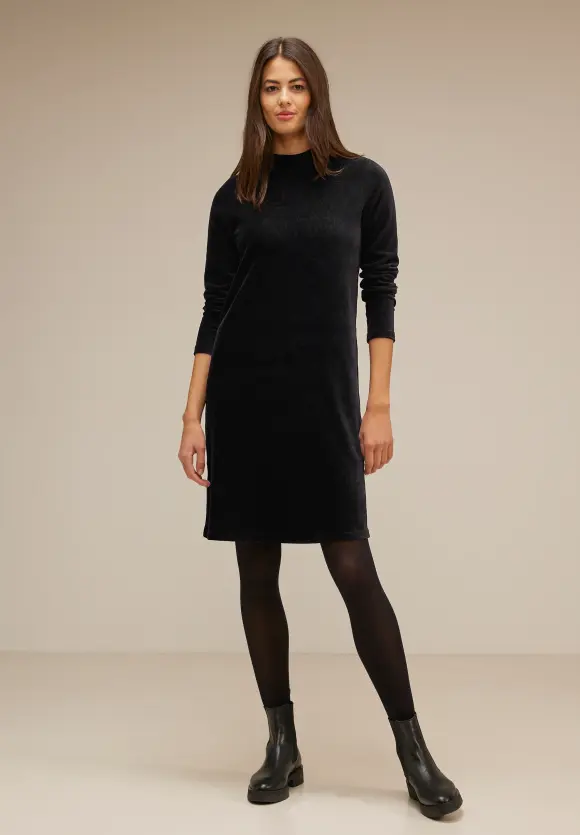 Knielanges Kleid - Black