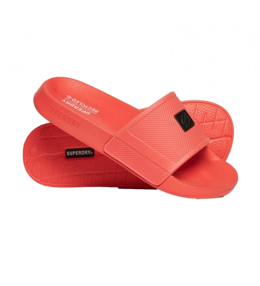 Chinelo de dedo laranja Superdry Code Tech