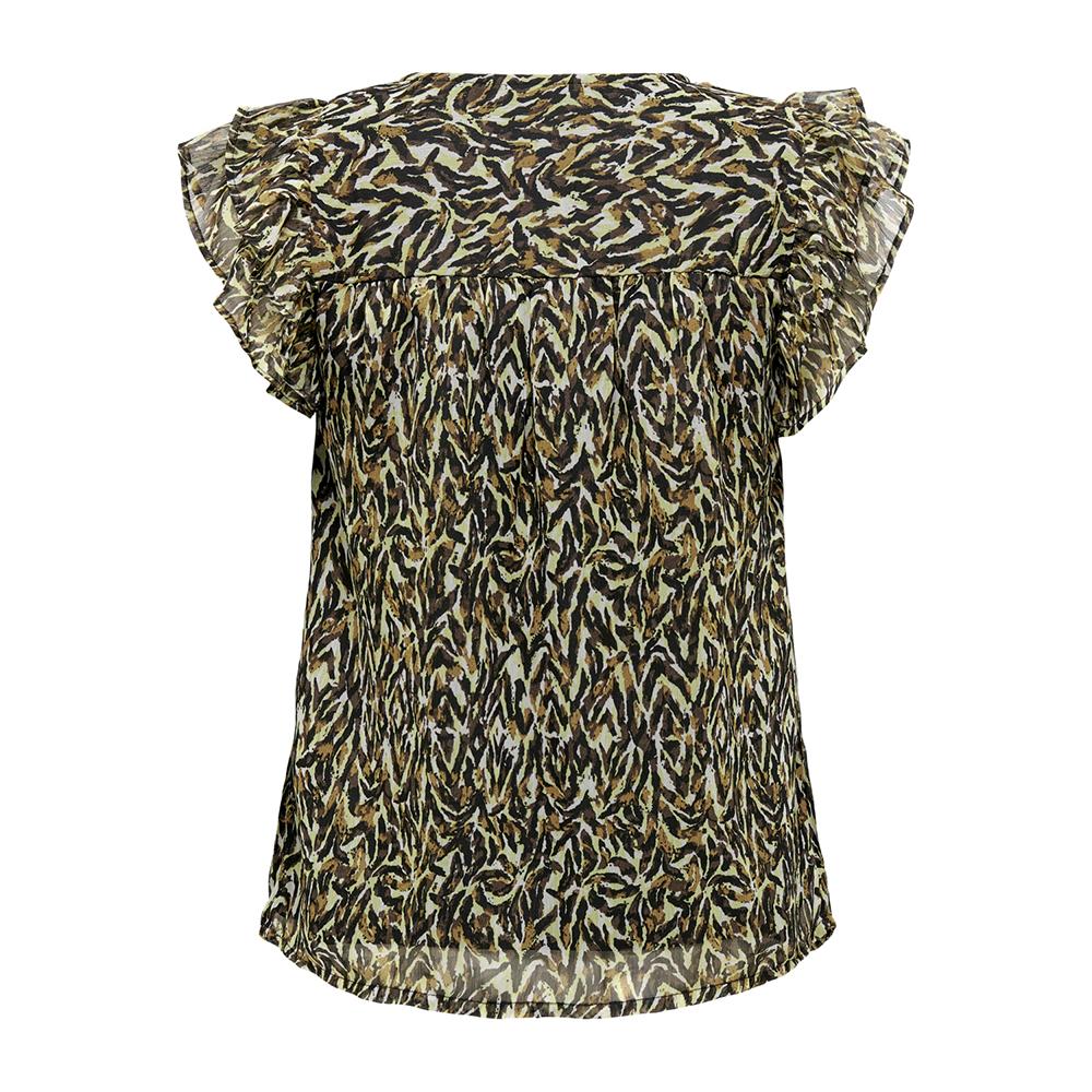 Only Blouse Marron/Noire Femme Only Leliza