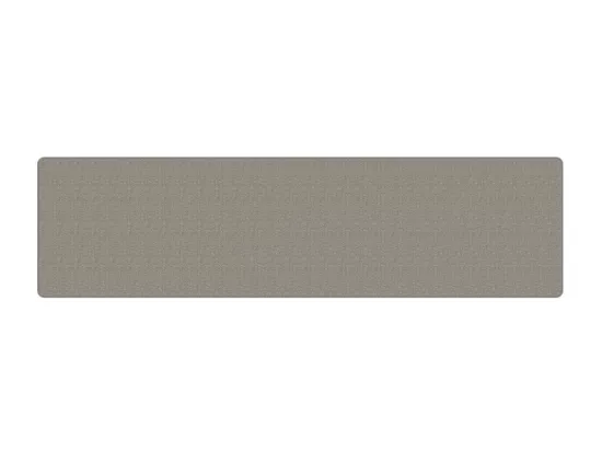 Tapis de couloir aspect sisal argenté 80x300 cm
