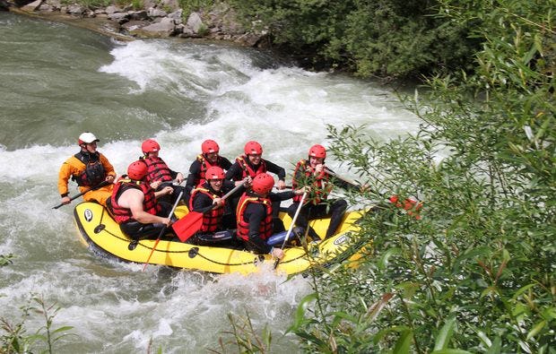 Rafting in Schladming - Wildwasser-Rafting auf Enns