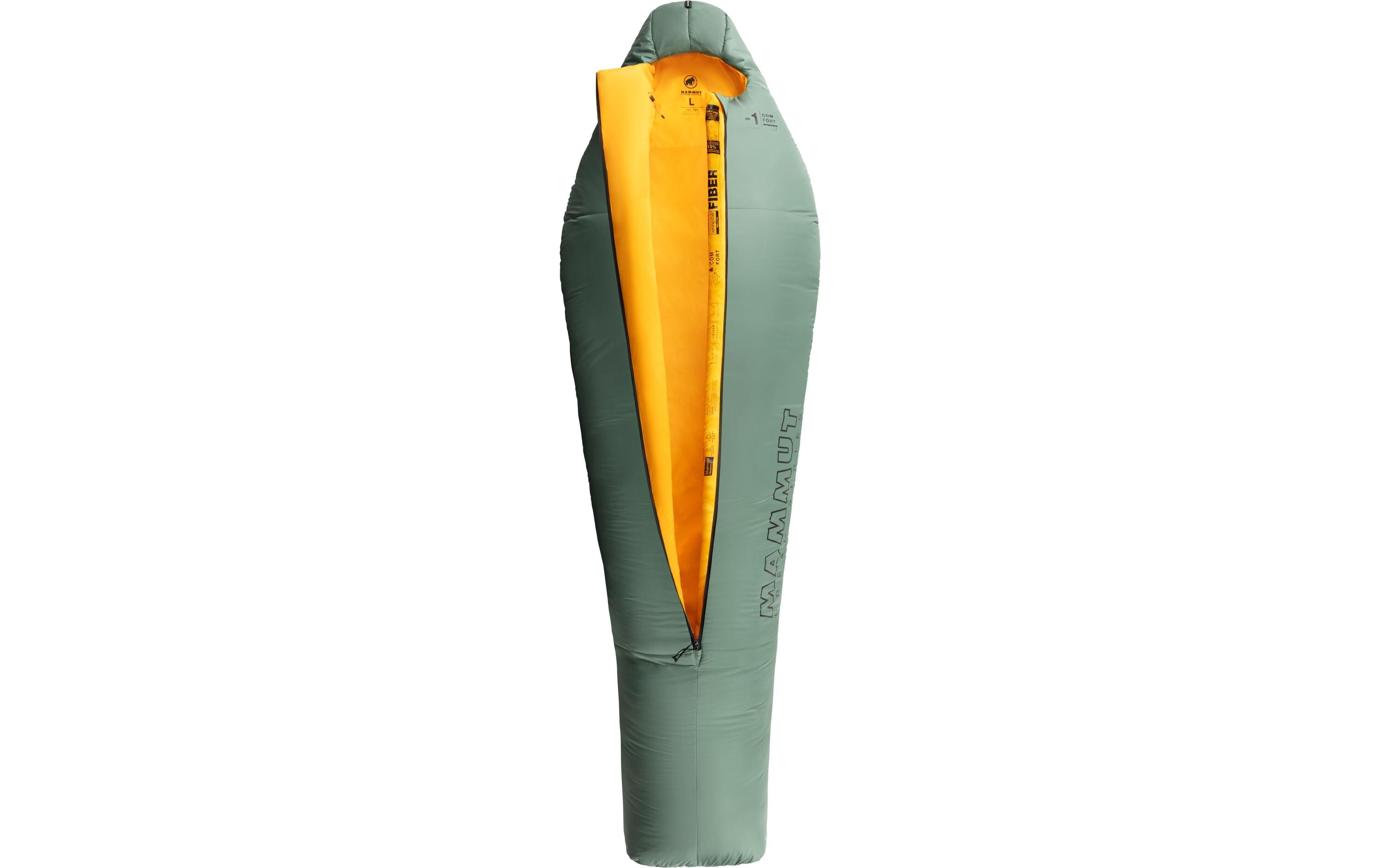 Schlafsack Comfort Fiber -1C Polyester,<br>Mumienschlafsack