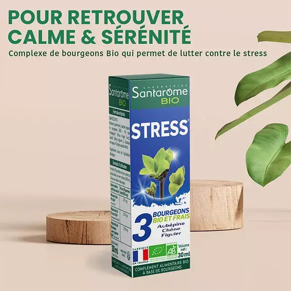 Santarome Bio - Tri Complexo de Botões Orgânicos Estressados - Frasco de 30ml