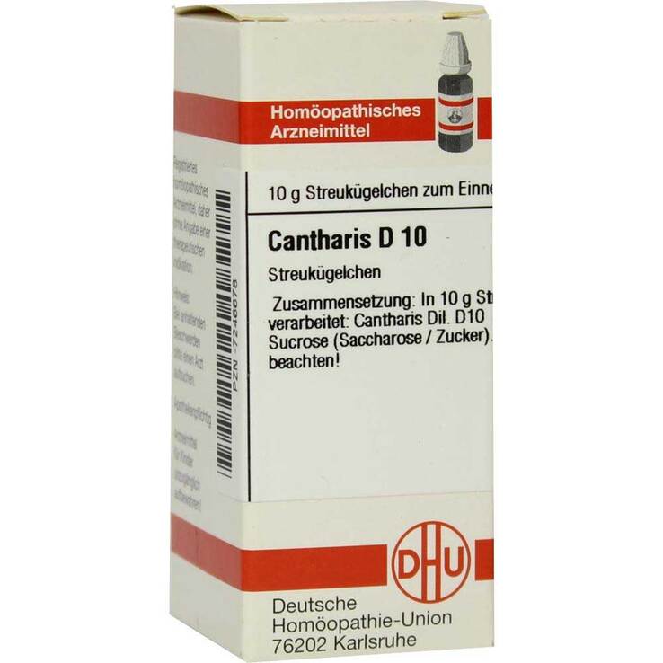 DHU Cantharis D 10 Globuli, 10 g
