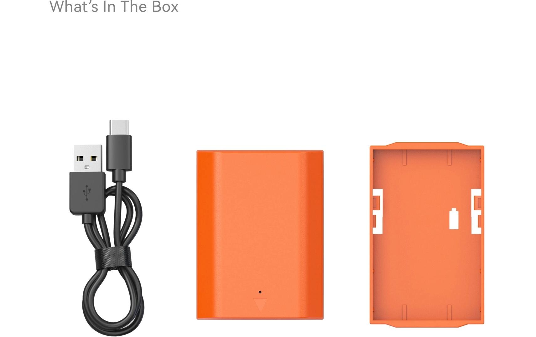 Digitalkamera-Akku NP-FZ100 USB-C OrangeWiederaufladbarer Kamera-Akku