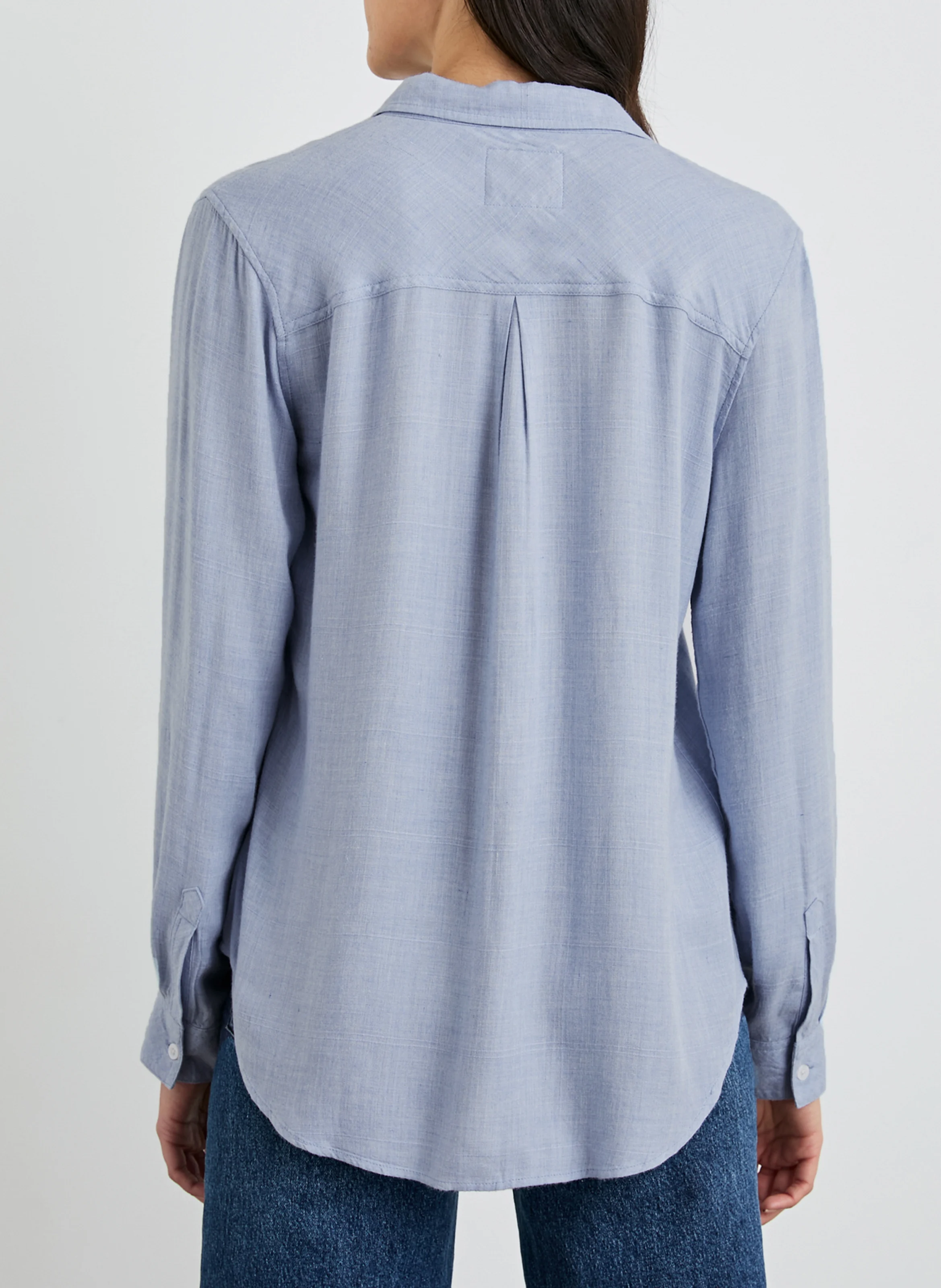 HUNTER - Chemise droite à carreaux | Bleu