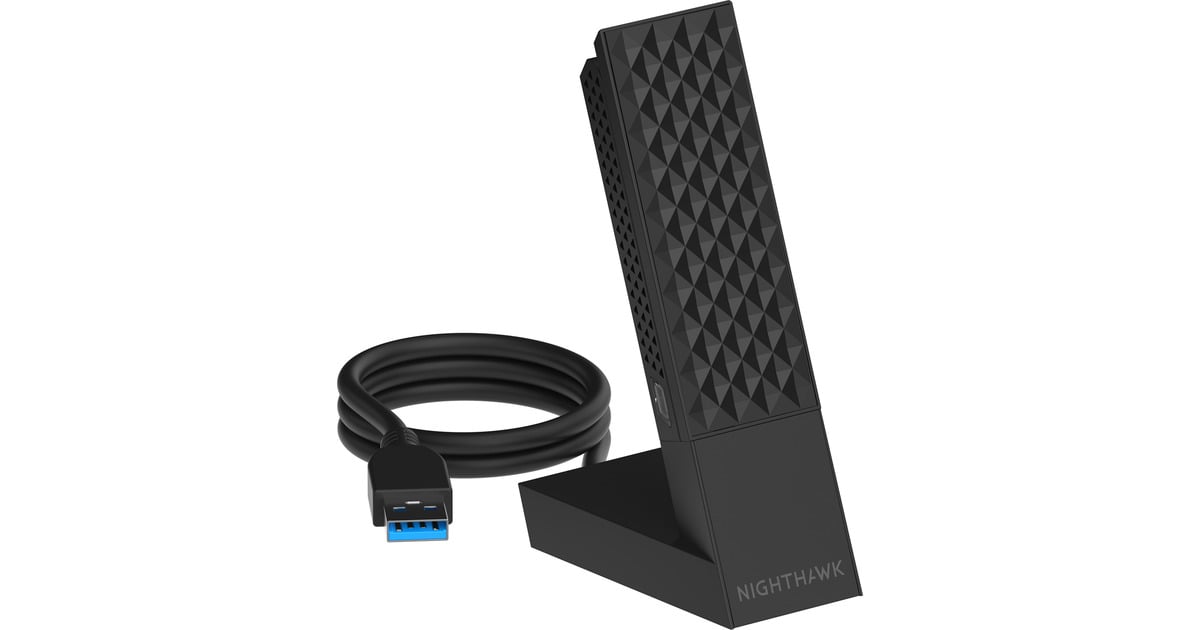 NetgearNighthawk WiFi 7 Tri-Band USB 3.0 Adapter wlan adapter  (Zwart, USB 3.0)