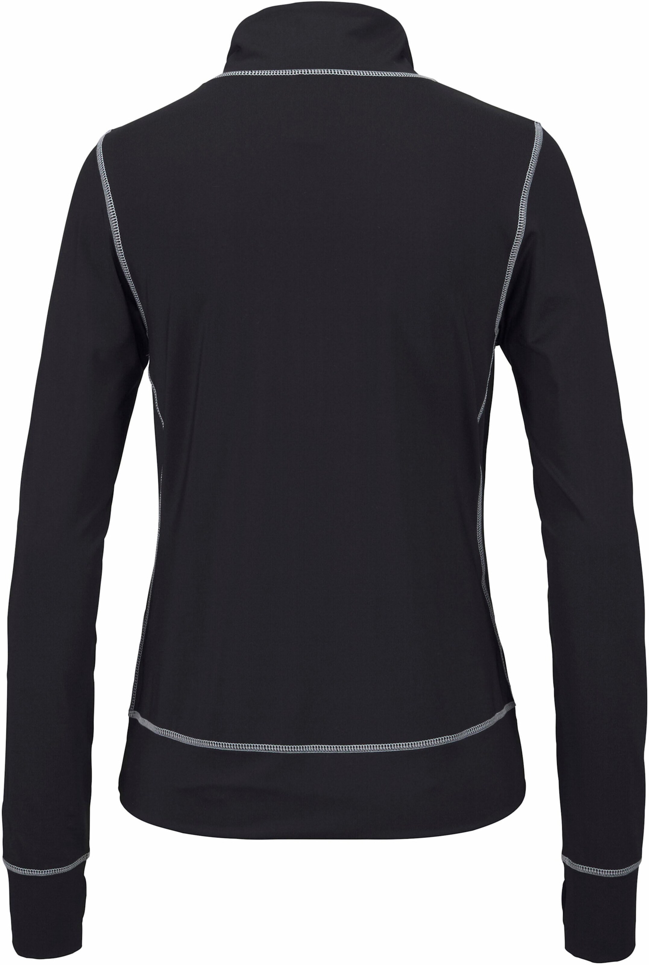 LASCANA ACTIVE Trainingsjacke in schwarz-weiß