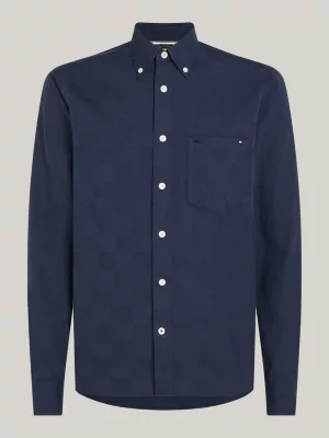 Camisa xadrez vichy de corte regular