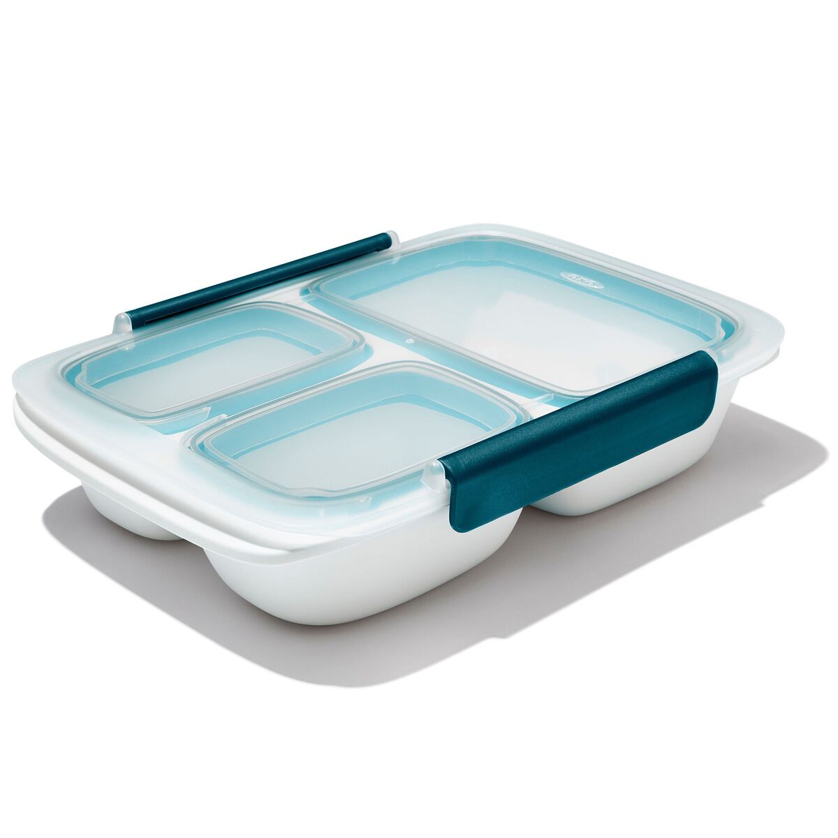 Prep & Go beholder med tre rom, 0,97 liter