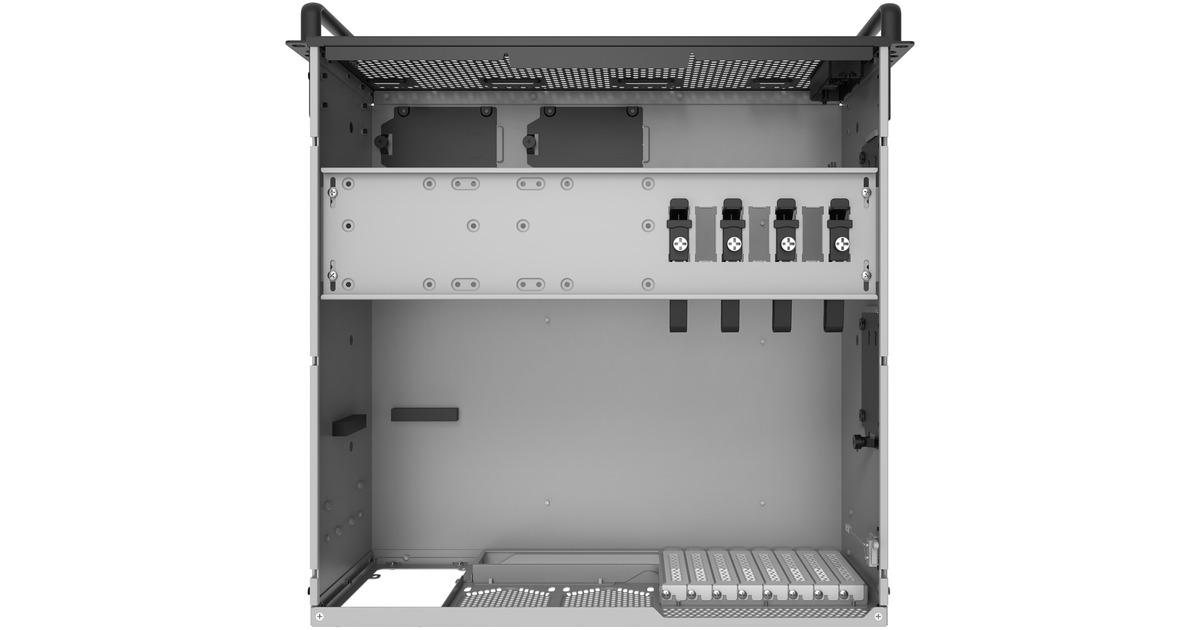 SilverStoneRM4A rack behuizing  (Zwart | 4U | USB-C)