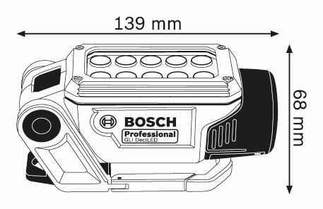 Bosch GLI 12V-330 Accu lamp (in Doos) - 06014A0000
