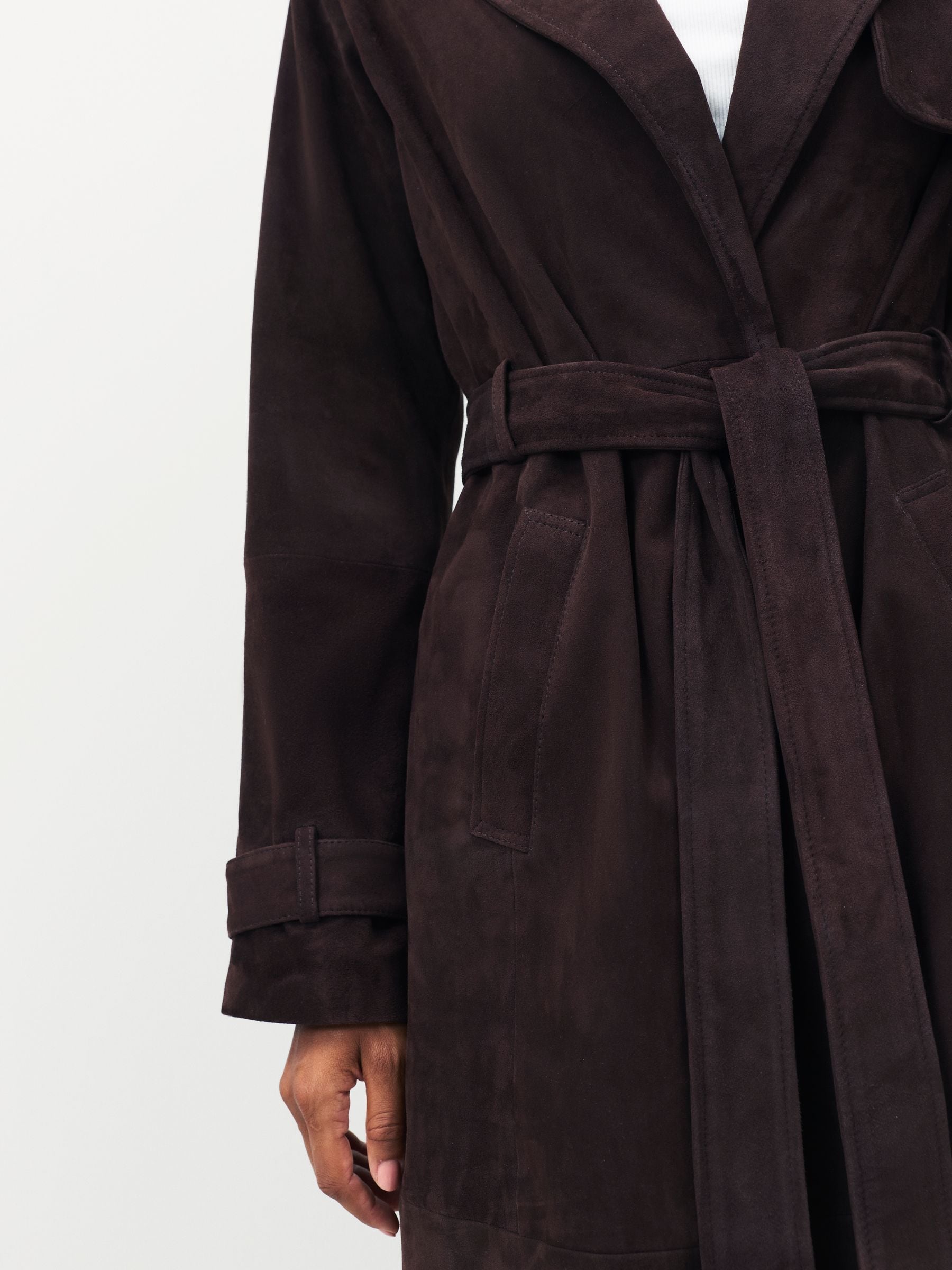 Urban Code Suede Trench Coat
