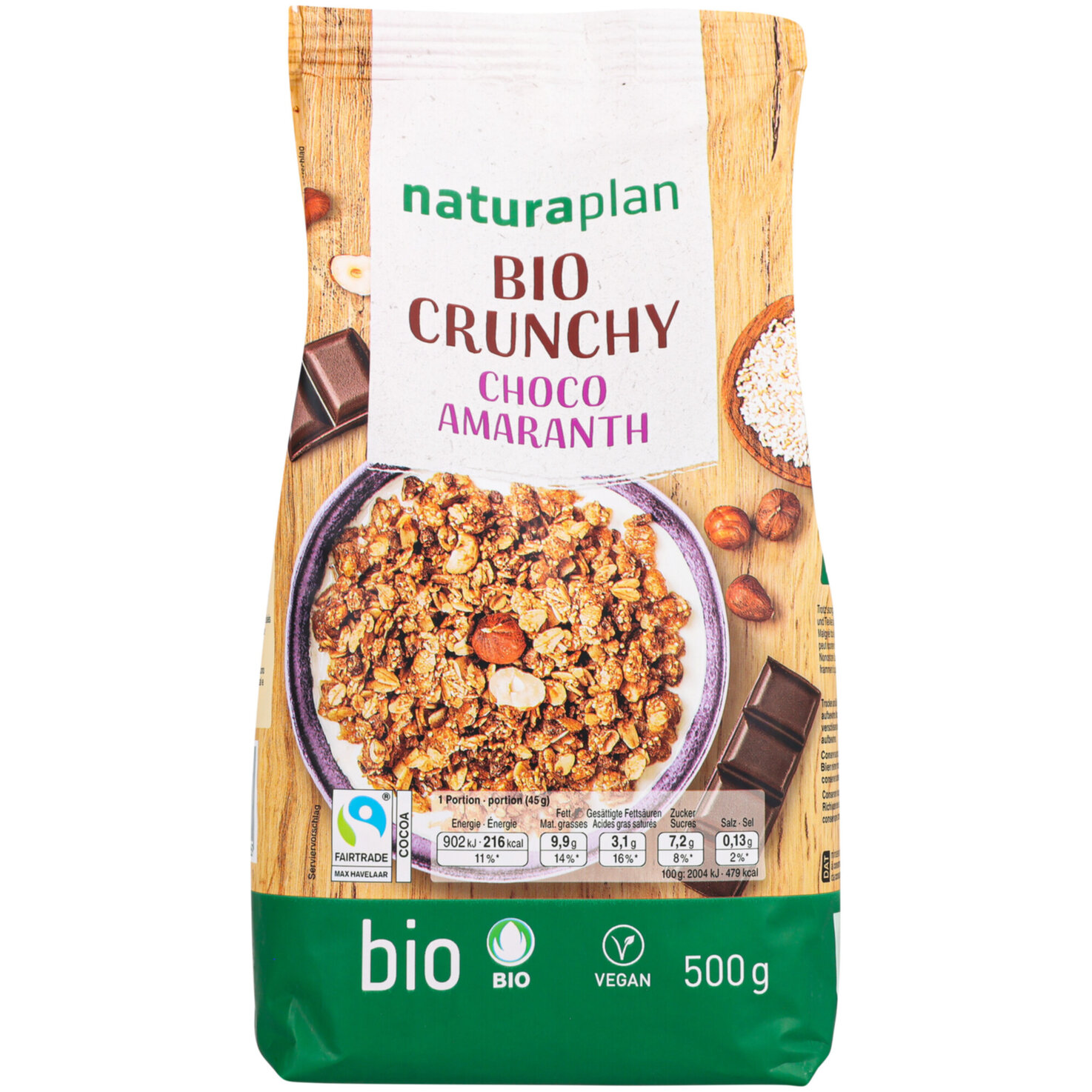 Naturaplan Bio Crunchy Choco Amaranth FSI 500G