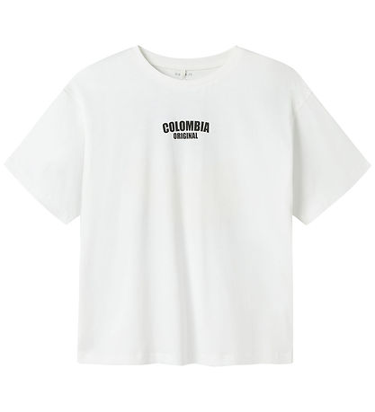 Name It T-Shirt - NkmJacob - Bright White/Milchig Blue