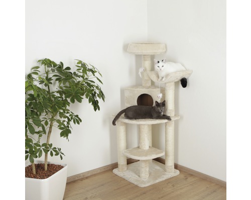 Zirconia kattenboom, 50x50x130 cm, beige