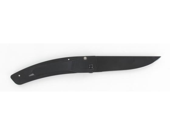 LE THIERS LINER LAME NOIRE MANCHE FACON FIBRE DE CARBONE Couteau de Poche - Le Thiers par Dozorme