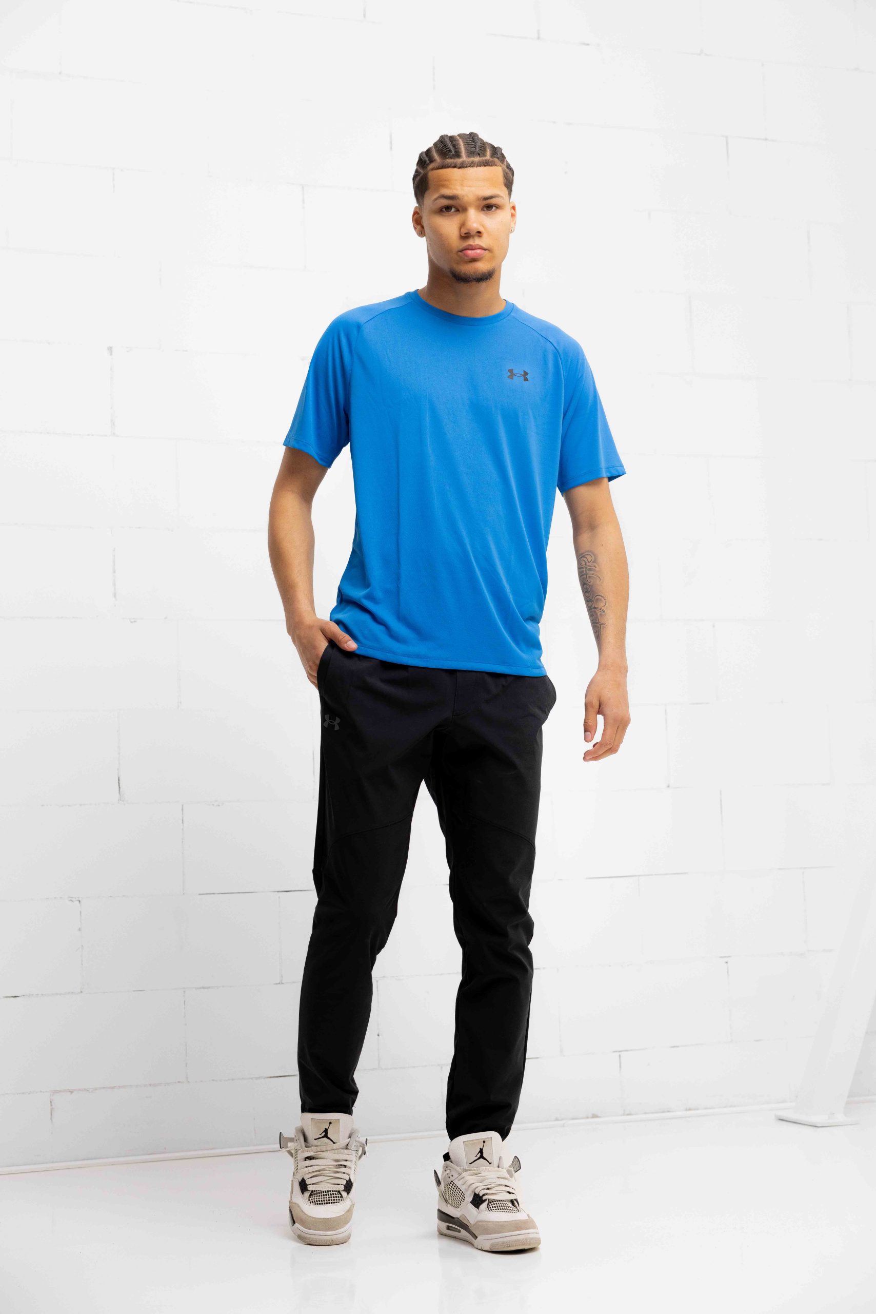 Under Armour Tech 2.0 T-Shirt Heren Blauw