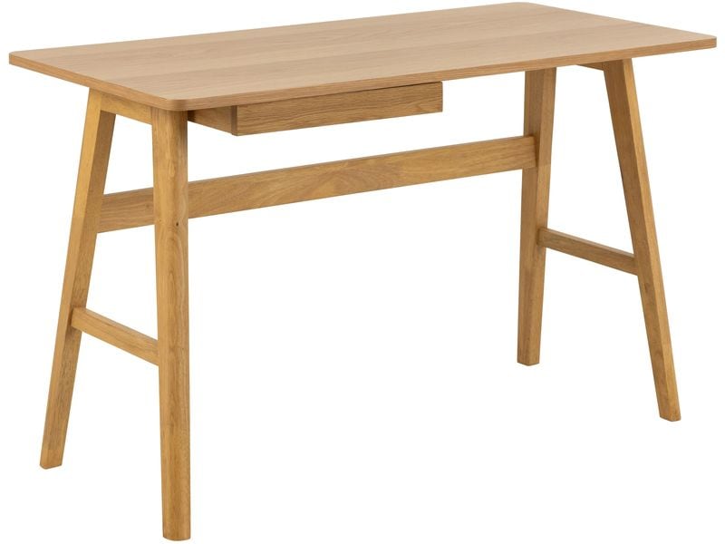 AC Design Tisch Barnett, Eiche Büroschreibtisch