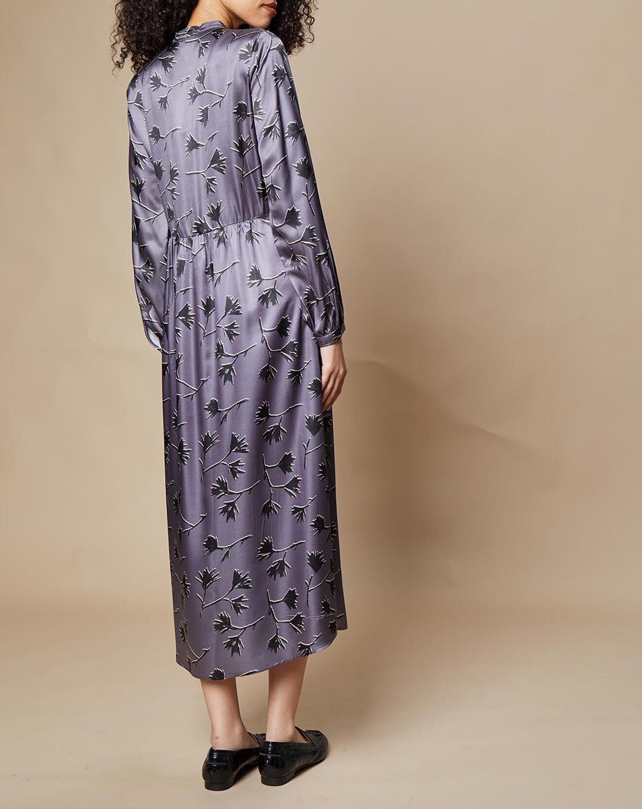 Hartford Robe en Soie mélangée Rhapsodie gris violet
