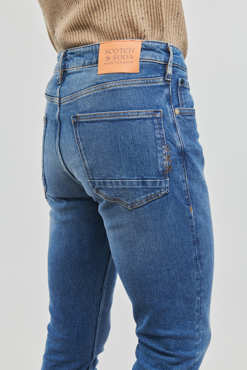 Scotch & Soda - SKIM SKINNY JEANS IN ORGANIC COTTON  SPACE BOOM - Bleu marine