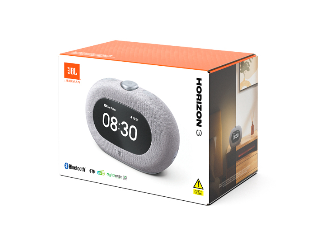 RADIO DESPERTADOR JBL HORIZON3 CINZENTO