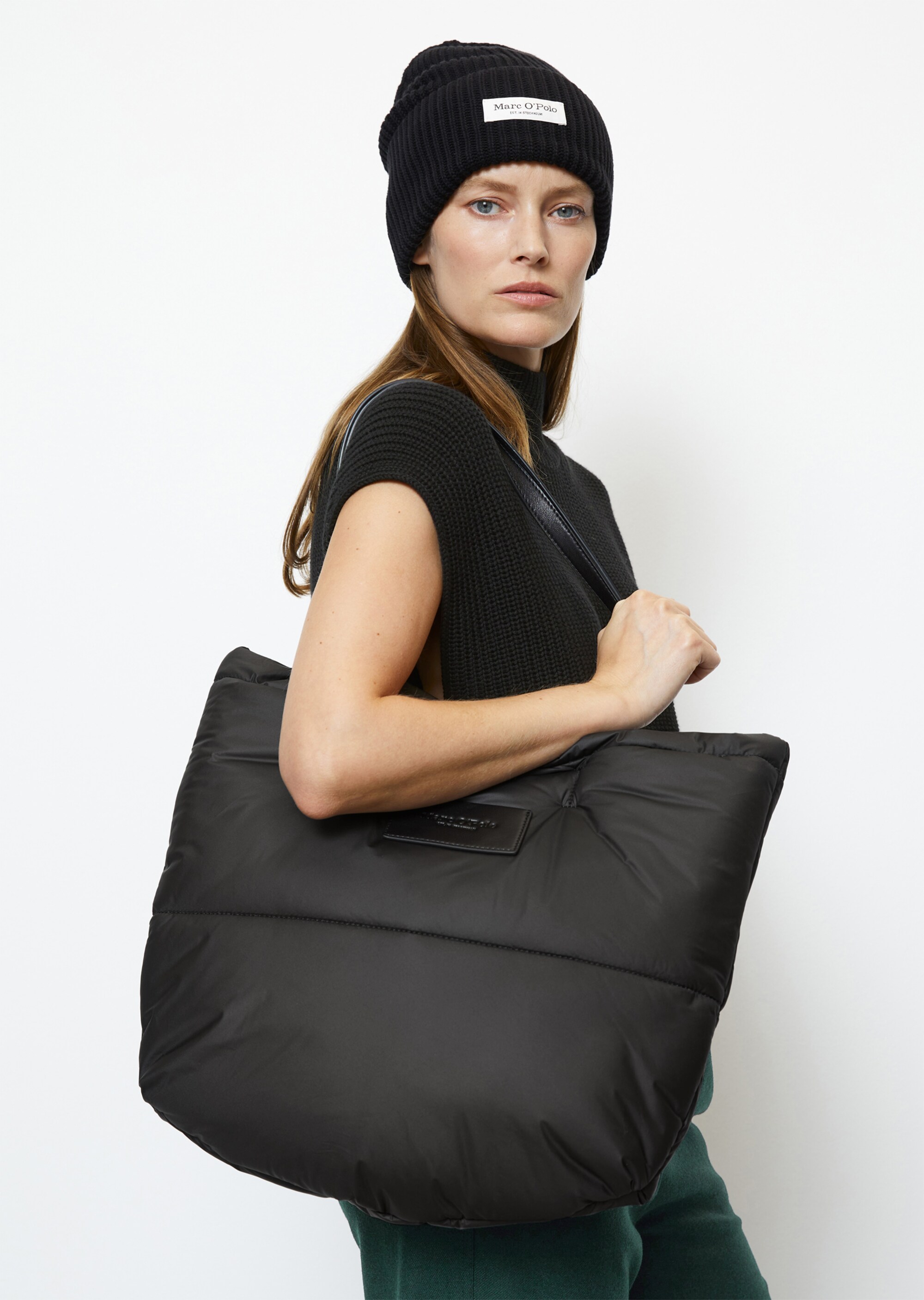 Puffer-Shopper medium aus recyceltem Polyester