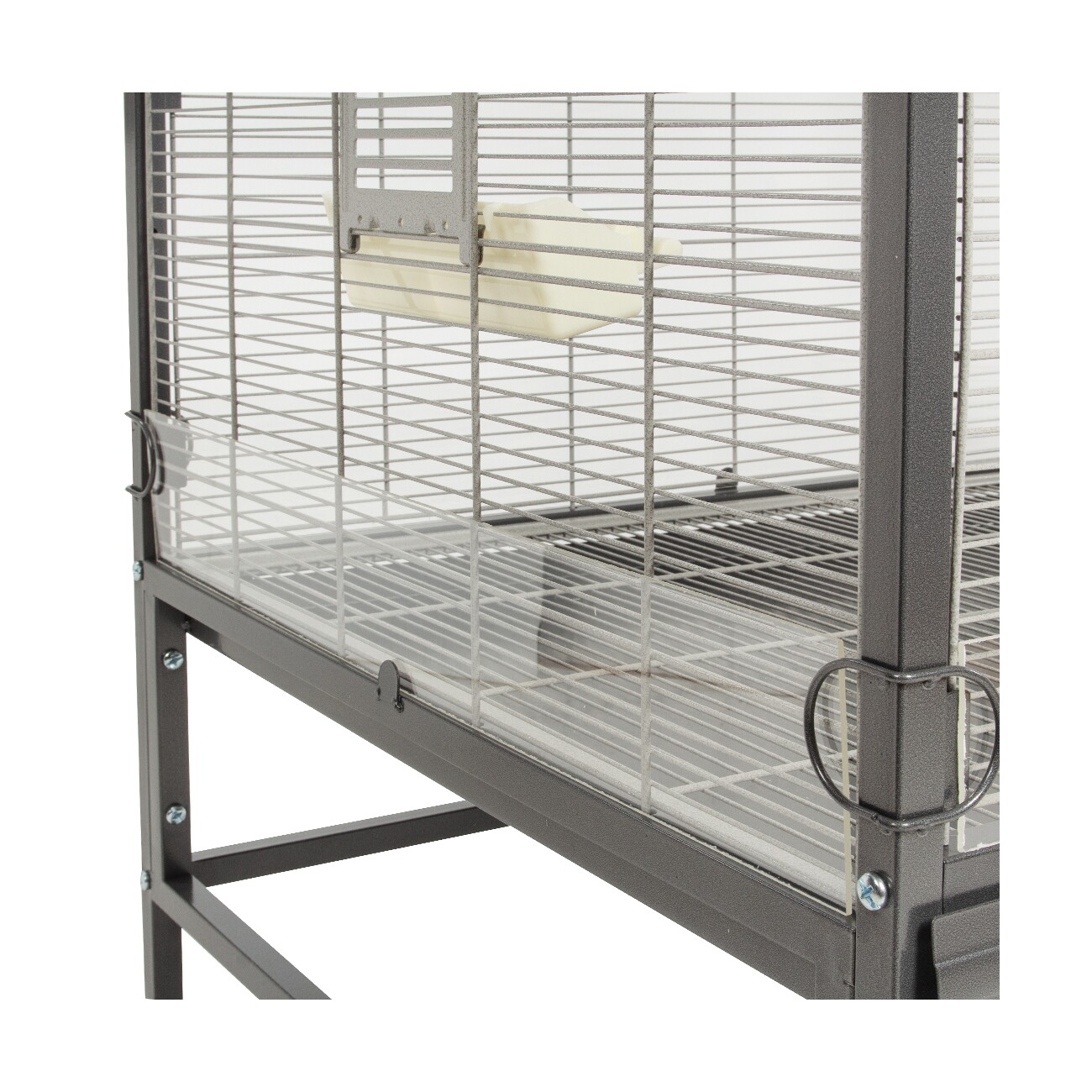 Montana Cages Voliere Casa 90 hellgrau/ dunkelgrau