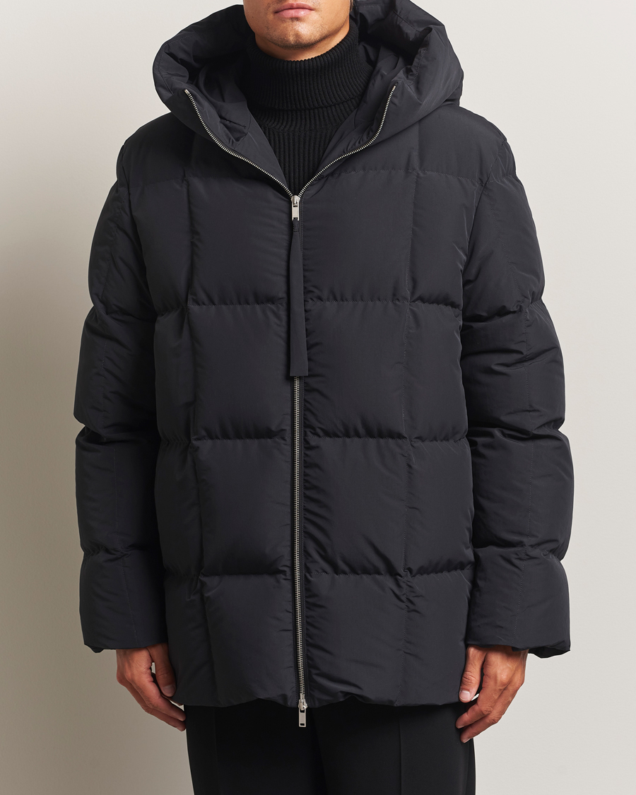 Jil Sander Water Repellent Down Parka Black