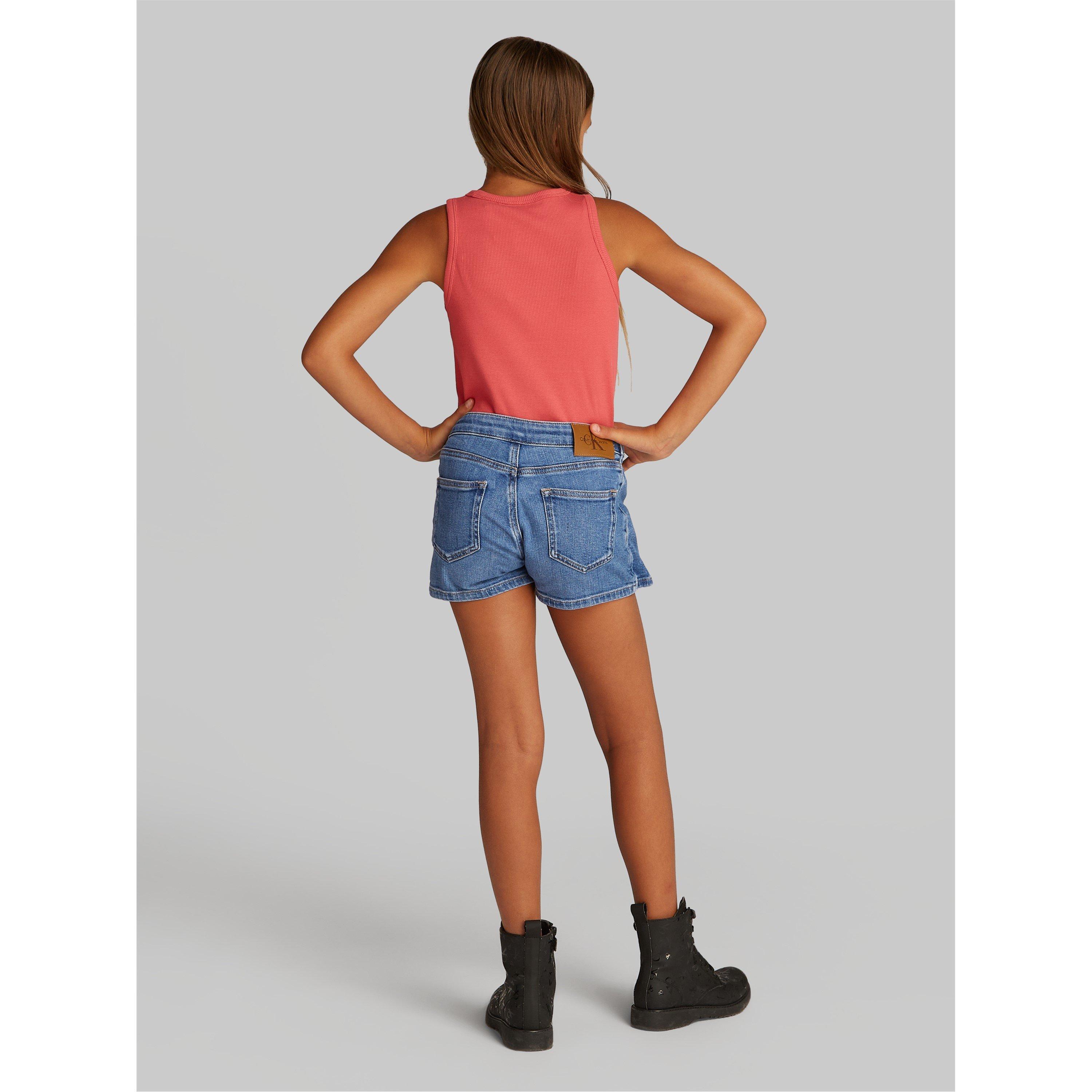 Calvin Klein Jeans DENIM SKORT SOFT BLUE COMF