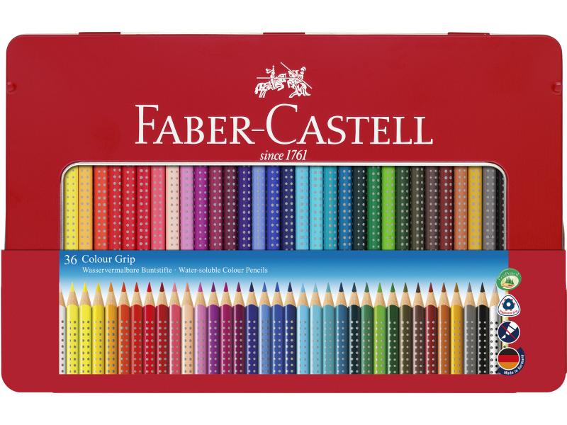 Faber-Castell Farbstifte Colour Grip 36 Stück Buntstifte in verschiedenen Farben