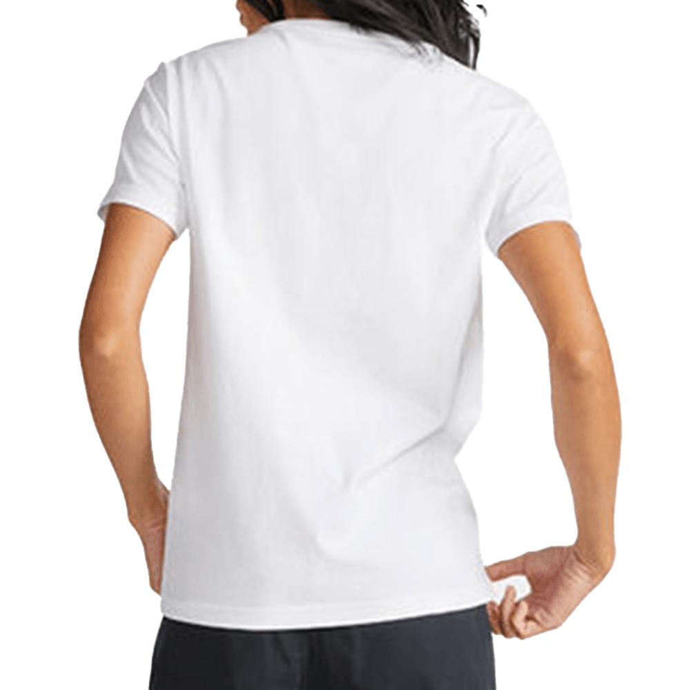 Converse T-shirt Blanc Femme Converse Sneaker