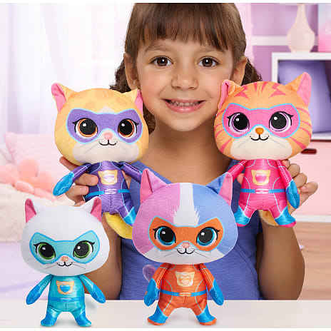 Disney Jr. SuperKitties bamse 16,5-20 cm - flere varianter - assorteret