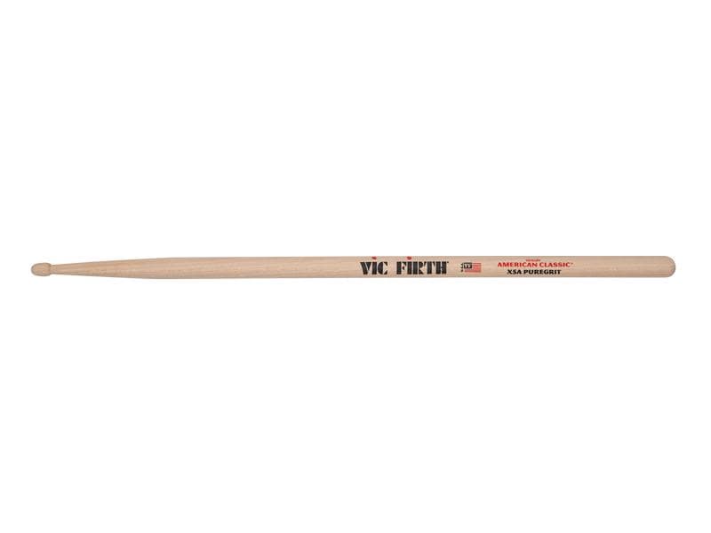 Vic Firth Drumsticks X5APG – 1 Paar American Classic Extreme 5B PureGrit – kein Finish, abrasive Holzstruktur