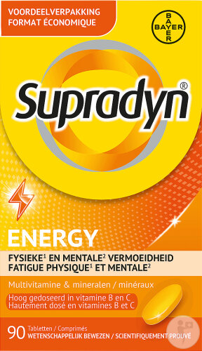 Supradyn Energy Multivitamines Et Minéraux 90 Comprimés