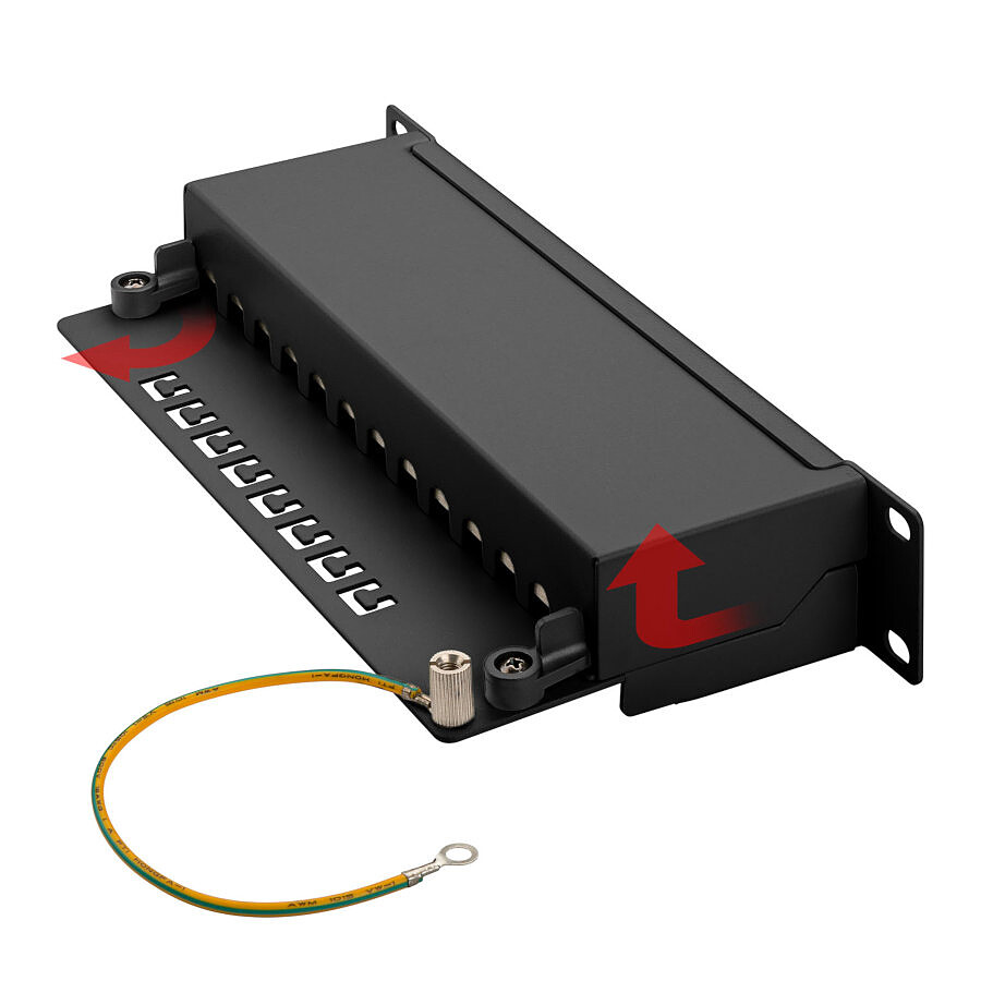 Goobay Panneau de brassage 12 ports STP (93793)