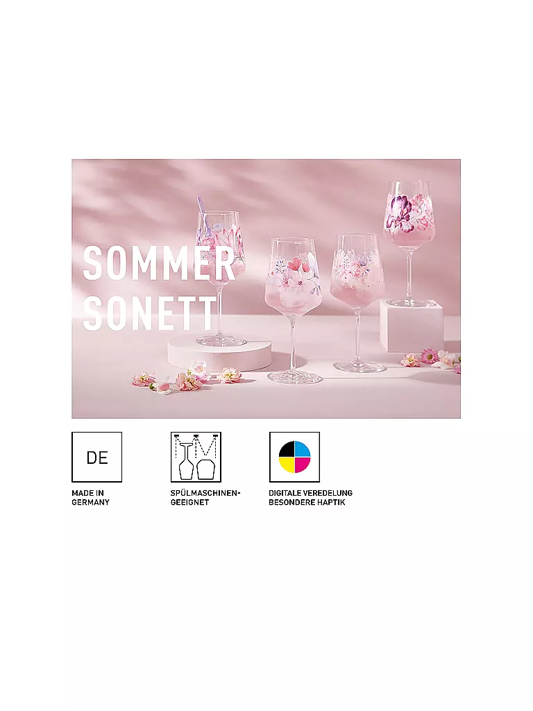RITZENHOFF Sommersonett Aperitifglas 2er Set #15 #16 Tage 2024 rosa