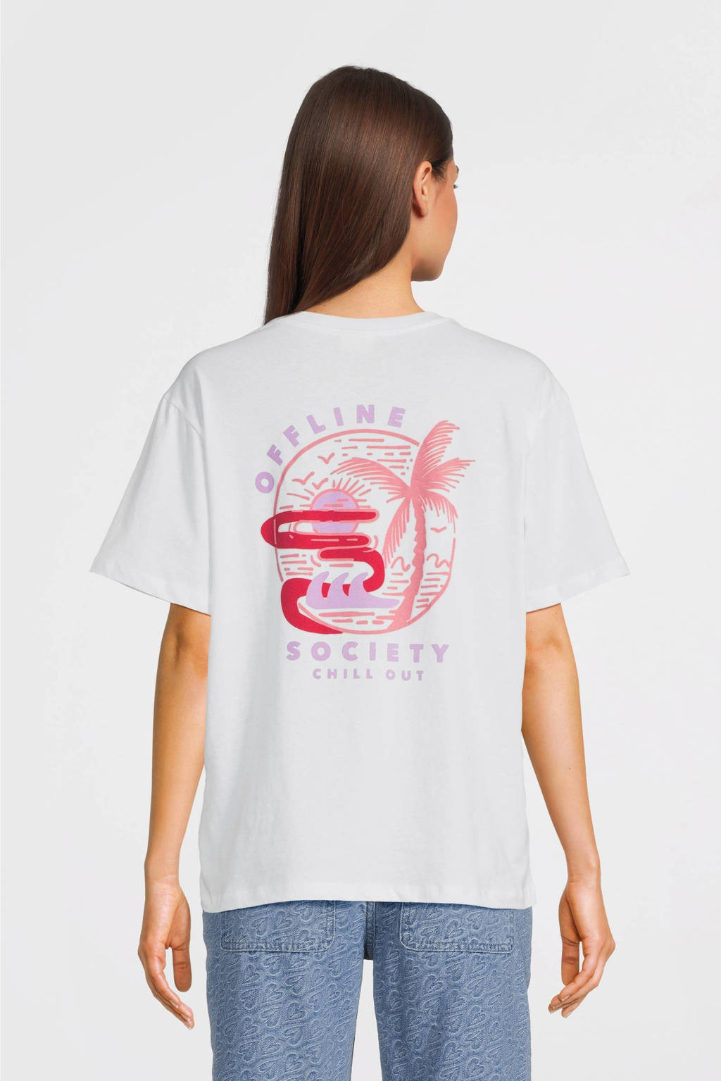 Sofie Schnoor T-shirt met backprint wit