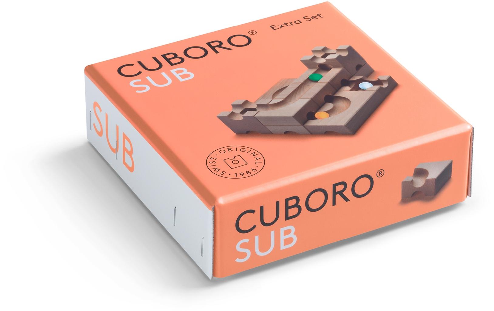 Kugelbahn Zubehör CUBORO SUBExtra-Set für clevere Unterführungen