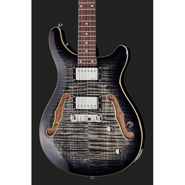 Harley Benton CST-24HB Charcoal Flame Bundle