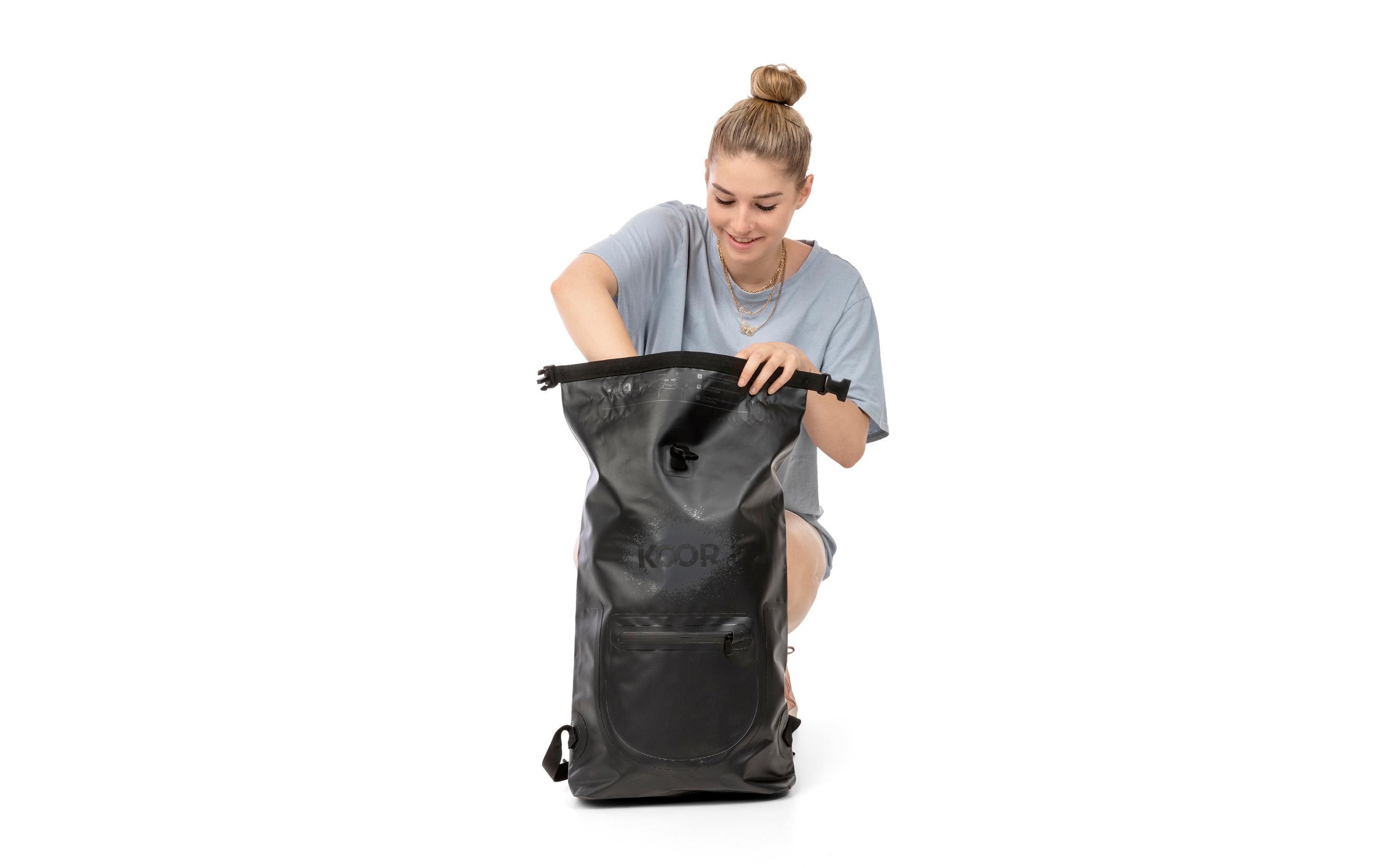 Dry Bag Nieera Schwarz 20 lWasserdichter Schwimmsack