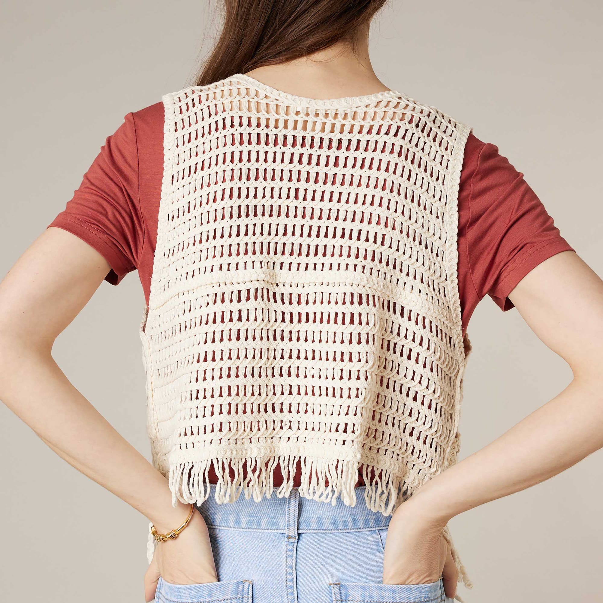 Gilet Femme beige