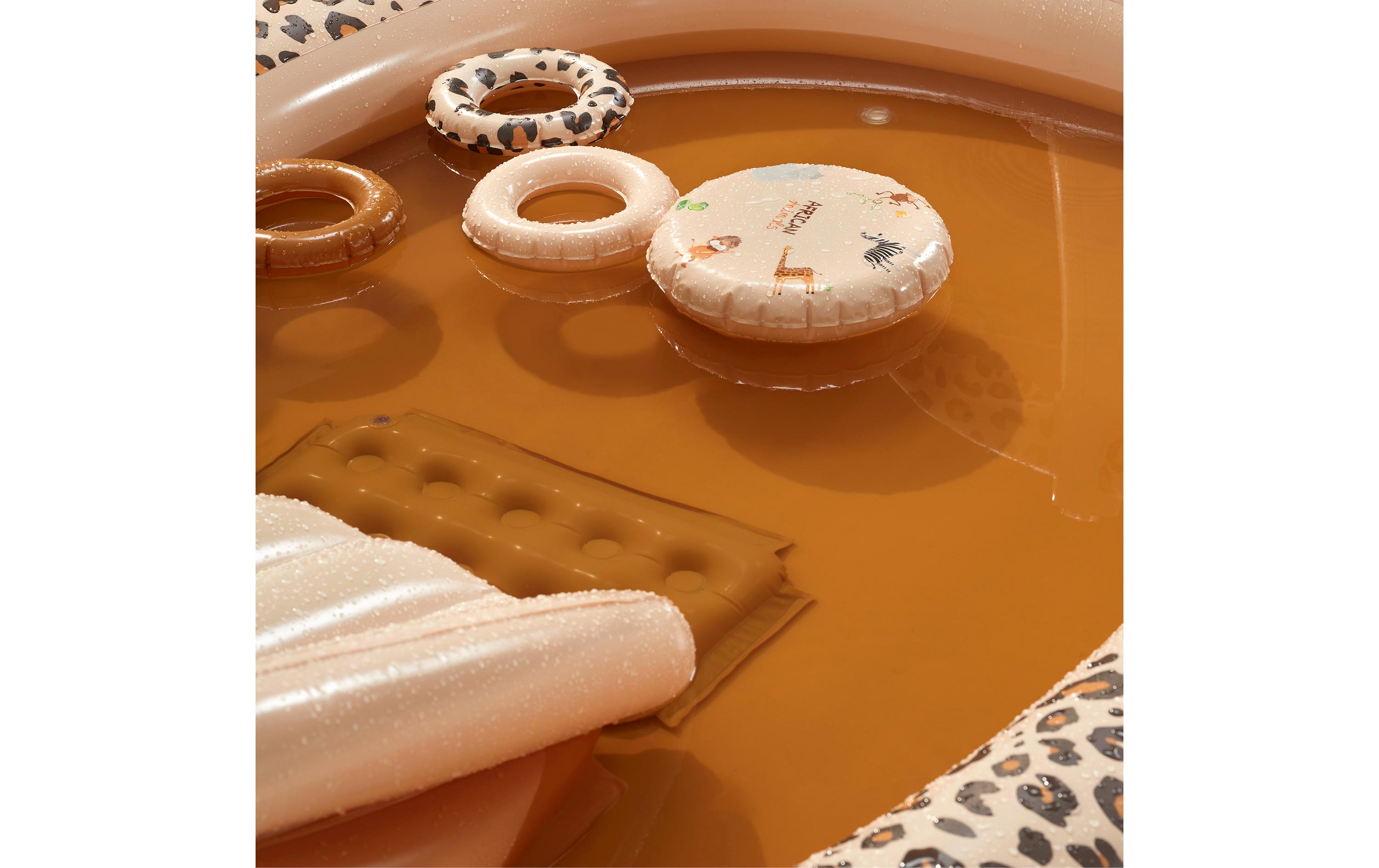 Planschbecken Beige Leopard Ø 210 cmAufblasbarer Spielpool