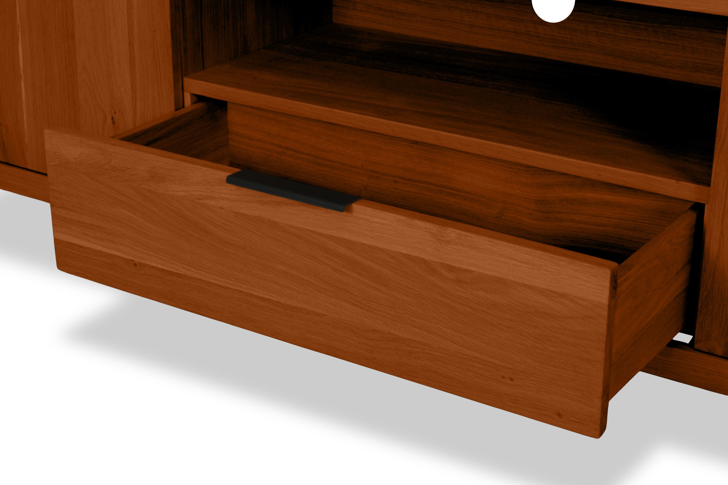 Hangend tv-meubel  Established B160 x D40 x H45 cm