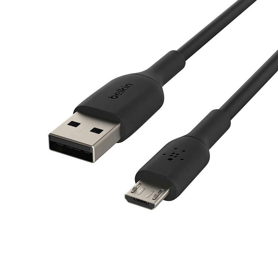 Câble USB-A vers Micro-USB (noir) - 1 m