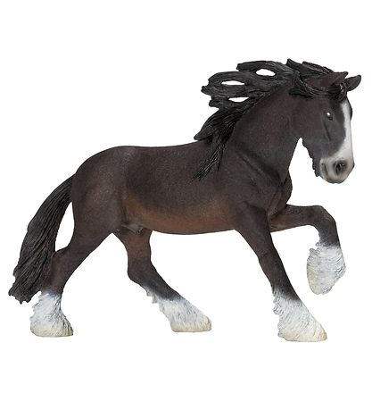 Schleich Tiere - 17 x 12 cm - Shire Hingst 13734