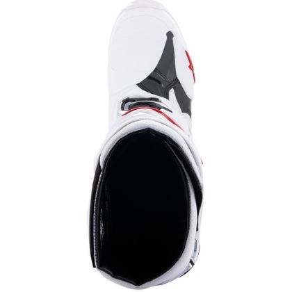 Bottes cross Alpinestars TECH 10 - SUPERVENTED 2023 - Blanc / Rouge