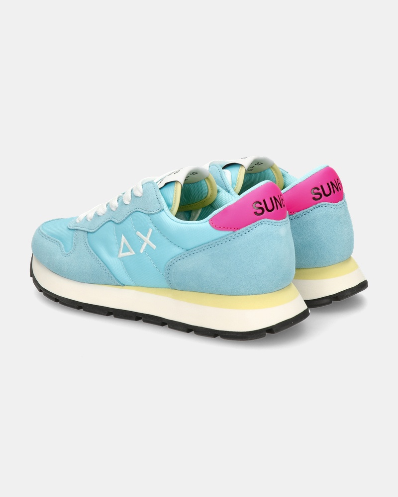 Sun 68 Ally Solid Nylon Lage sneakers  - blauw