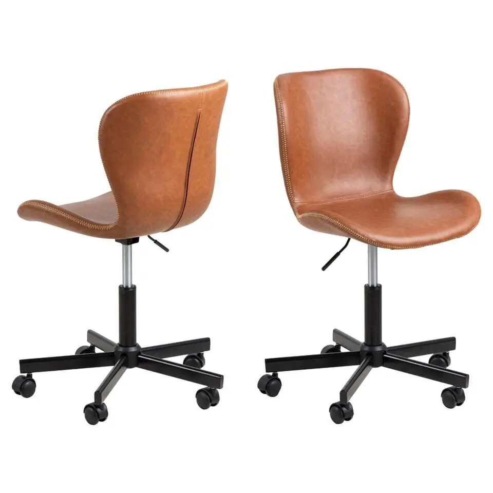 Bureaustoel Helgum - cognac